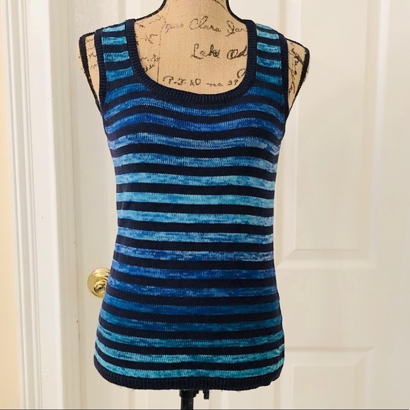 Jones New York Tops - Jones New York striped knit tank